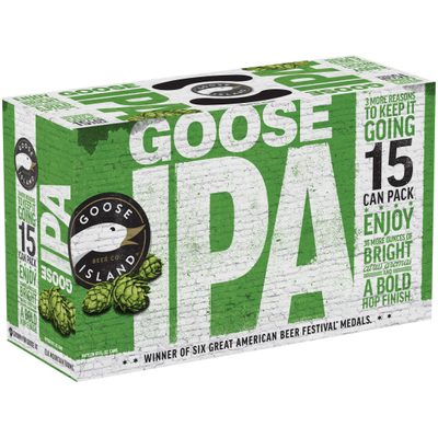 Product GOOSE ISLAND IPA 15PK 12 OZ