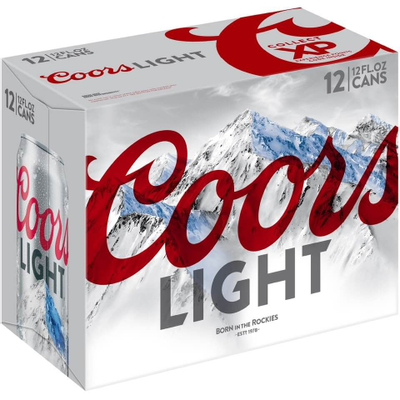 Product COORS LIGHT CAN 12PK 12 OZ