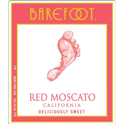 Product BAREFOOT RED MOSCATO 750ML