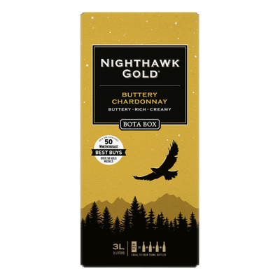 Product BOTA BOX NIGHTHAWK GOLD CHARDONNAY 3L