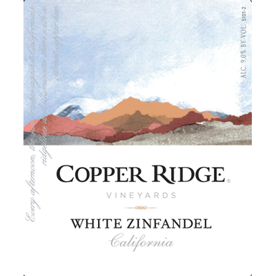 Product COPPERIDGE WHITE ZINFANDEL