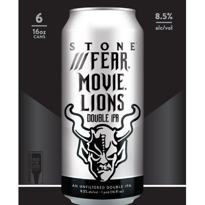 Product STONE FEAR MOVIE LIONS 6PK 16 OZ