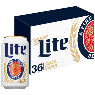 Product MILLER LITE 36PC 12OZ CANS