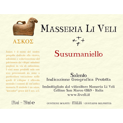 Product LI VELI SUSUMANIELLO