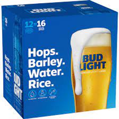 Product BUD LIGHT 16OZ 12PK CAN