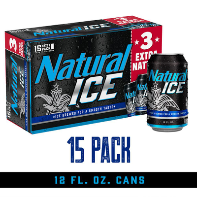 Product NATURAL ICE 15PK CAN 12 OZ
