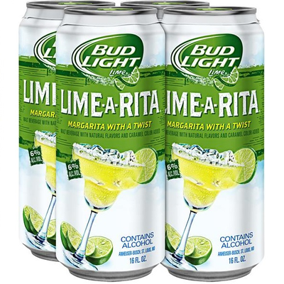 Product BUD LIGHT RITA LIME 4PK CAN 16 OZ