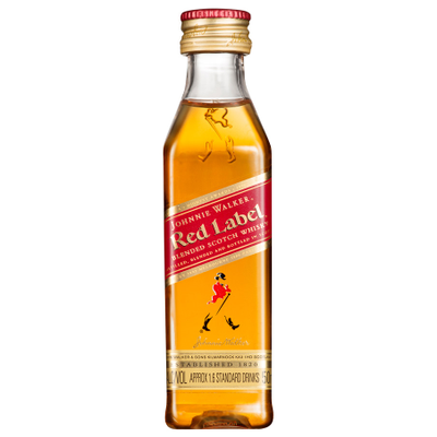 Product JOHNNIE WALKER RED LABEL SCOTCH 50 ML