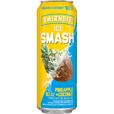 Product SMIRNOFF ICE SMASH PINEAPPLE 23.5 FL OZ