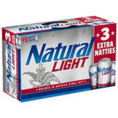 Product NATURAL LIGHT 15PK CAN 12 OZ