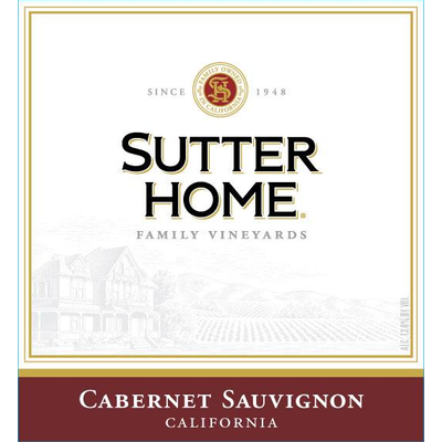 Product SUTTER HOME CABERNET 187 ML