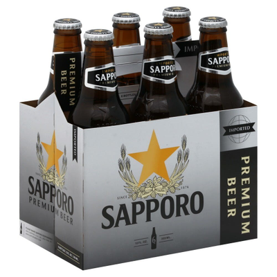 Product SAPPORO PREMEUM 6PK 12 OZ