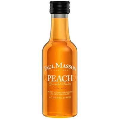 Product PAUL MASSON PEACH BRANDY 50 ML