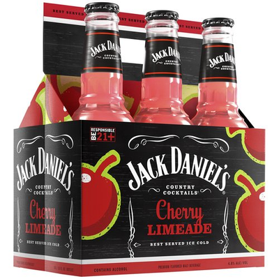 Product JACK  DANIELS CHERRY LIMEADE 6PK 12 OZ