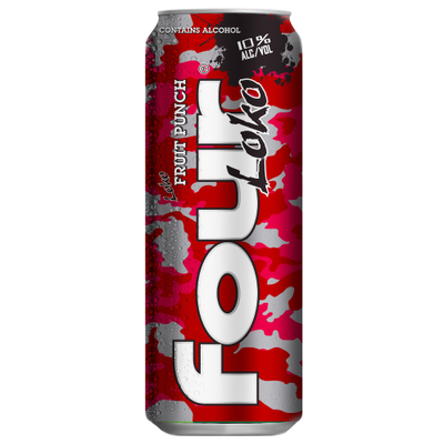 Product FOUR LOKO FRUIT PUNCH 24 OZ