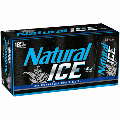 Product NATURAL ICE  CAN 18 16Z