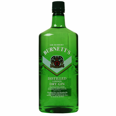 Product BURNETTS DRY GIN 1.75L