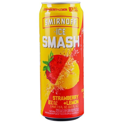 Product SMIRNOFF SMASH STRW/LEMON 24 OZ