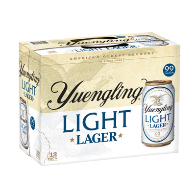 Product YUENGLING LIGHT LAGER 12PK CANS 12 OZ