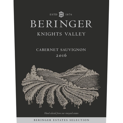 Product BERINGER KNIGHTS VALLEY CABERNET SAUVIGNON 750ML