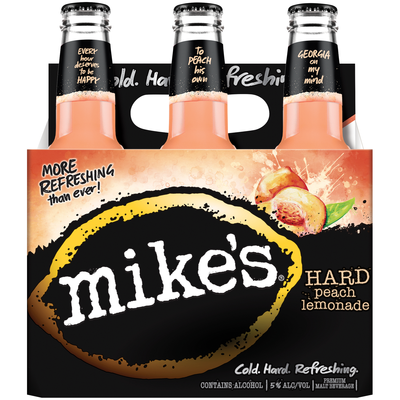 Product MIKE'S HARD PEACH LEMONADE 6PK BOTTLE 12 OZ
