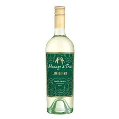 Product MENAGE A TROIS LIMELIGHT PINOT GRIGIO  750ML