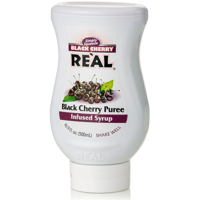 Product REAL BLACK CHERRY PUREE .500 ML