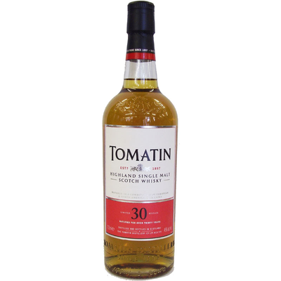 Product TOMATIN HIGHLAND SINGLE MALT SCOTCH 30YR