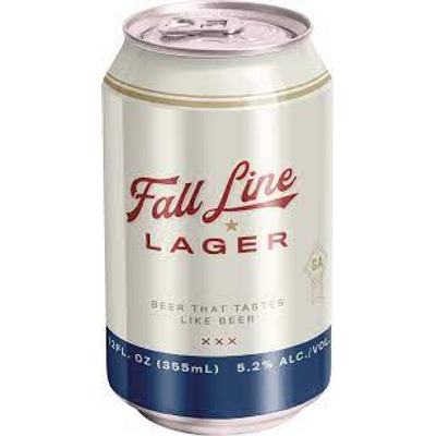 Product FALL LINE LAGER 12OZ 6PK